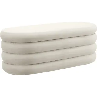 Tectake Polsterbank Altu Beige 110 x 45 x 42 cm