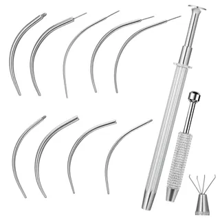 Piercing Einführhilfe Piercing Wechsel Set Kugel Aufdreher Piercing-Nadeln