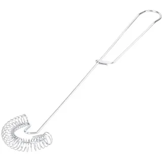 Woosien - 2 Stück Schneebesen, kleiner Schneebesen, Schneebesen, Edelstahl, Schneebesen, flache Federspirale, Schneebesen, Eieraufschäumer