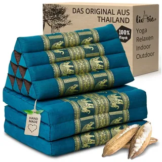 Livasia Thaikissen 175 x 55 cm Blau