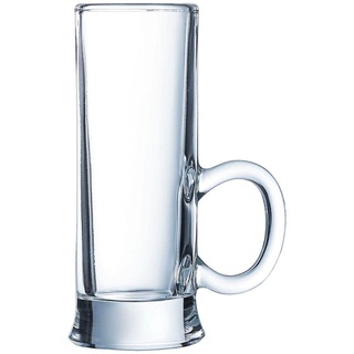 Arcoroc ARC 72388 Islande Schnapsglas, Shotglas, Stamper, mit Henkel, 65 ml, Glas, transparent, 12 Stück