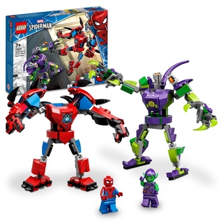LEGO Marvel 76219 Spider-Mans und Green Goblins Mech-Duell, Superheroes Set