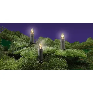 Rotpfeil LED-Lichterkette 15er außen Toplampen, warmweiß/glatt