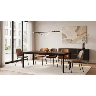 WFL GROUP Elan 160 x 76 x 90 cm braun