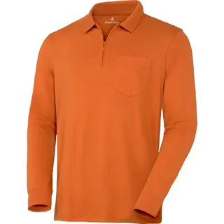 JACQUES BRITT Langarm-Poloshirt Orange 48
