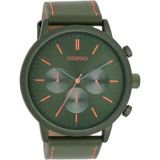 Oozoo Timepieces Herren Uhr | Armbanduhr Herren mit Lederarmband | Hochwertige Uhr für Männer | Edle Analog Herrenuhr in rund | C11200