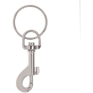 GLOREX 6 1835 013 Schlüsselanhänger, Metall, silber, 30 mm