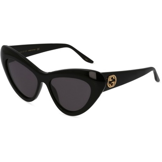 Gucci GG0895S Damen-Sonnenbrille Vollrand Butterfly Kunststoff-Gestell, schwarz