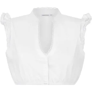 Stockerpoint Dirndlbluse Fleur I Größe 30-48 I Damen Bluse in elegantem Design mit Stehkragen & Flügelärmeln I Bequem & pflegeleicht I Perfekt für Trachten & Festlichkeiten - 32
