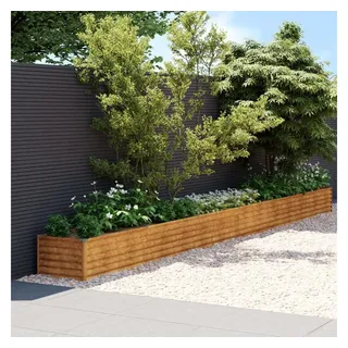 vidaXL Hochbeet 580 x 50 x 36 cm Cortenstahl