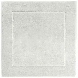 Aquanova Badematte London, Hellgrau, Textil, Uni, rechteckig, 60x60 cm, für Fußbodenheizung geeignet, rutschfest, Badtextilien, Badematten