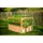 Holz Hochbeet XXL 124 x 90,5 x 73 cm Natur