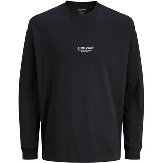 JACK & JONES JJESOHO TEE LS CREW NECK schwarz M