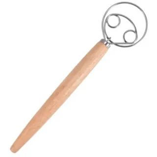 13-zoll-brotteigbesen, Professioneller Dänischer Teigbesen, Mixer, Schneebesen, Holzgriff