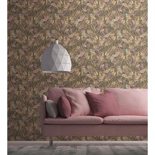 A.S. Création | Drawn Into Nat | 394253 | Vliestapete | Botanical/Dschungel | 10.05 x 0.53 m | Beige | Wohnzimmer | Schlafzimmer | Flur | Küche | Esszimmer | Badezimmer | Bad | Arbeitszimmer | Büro