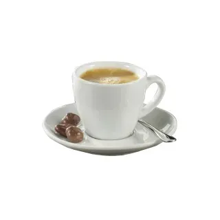 Esmeyer Bistro Espressotassen 6-tlg. Uni Weiß
