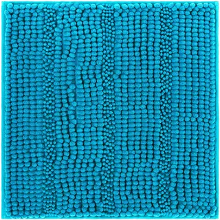 Badematte Uwe in Petrol ca. 50x50cm