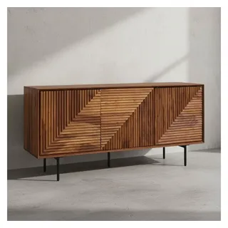 KADIMA DESIGN Sideboard 148 x 72 x 40 cm Braun