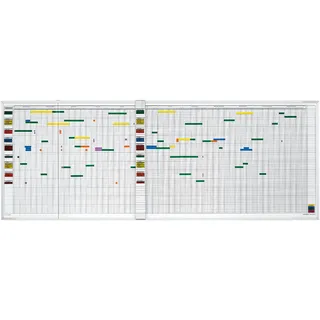 Magnetoplan Aktivitäten- und Urlaubsplaner 200 x 60 cm Weiß