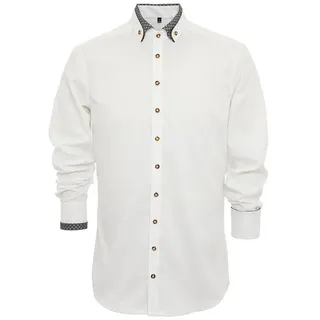 Gipfelstürmer Hemd Weiß/Schwarz 3XL