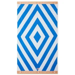 Lexington Strandtuch Graphic in Blau | Weiß | Beige | Gr.: onesize