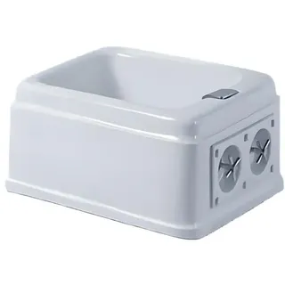 auq2a Fußsprudelbad Fußmassagebad Fußbadewanne Pedikürebecken, Fußwanne 57x45 cm