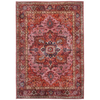 Georgia Oriental Teppich - Rot / Rosa 160x230