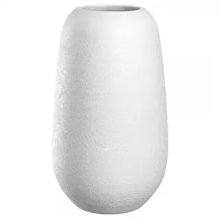 LEONARDO Keramikvase TROGOLO weiß - Keramik - 17.00x30.00x17.00 cm - handgemacht, zum Stellen - Dekoration, Vasen, Keramikvasen