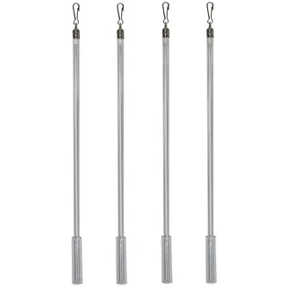 INDEKO Schleuderstab 1-läufig Ø 0 mm 100 cm Transparent/Weiß