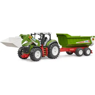 Bruder ROADMAX Traktor mit Frontlader und Kippanhänger Fertigmodell Landwirtschafts Modell