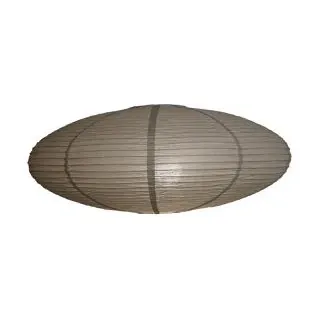 Nordlux Villo 1-flg. 60 cm oval braun Papier