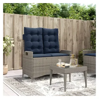 vidaXL Gartenbank 59 x 93 x 59 cm Grau