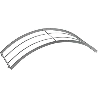 Dehner Rosenbogen Halbbogen 70 x 40 x 40 cm Dunkelgrau