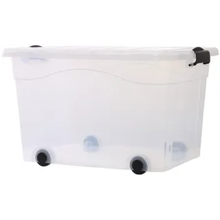 GERSO Aufbewahrungsbox 60 L 1-tlg. transparent