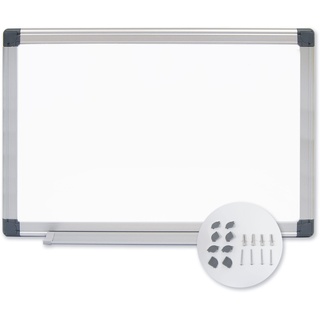 OFITURIA Multifunktions-Whiteboard für Wochenplaner, Warntafel mit Magneten, exklusive Verwendung mit löschbaren Markern (90 x 60 cm), weiß, COM0413