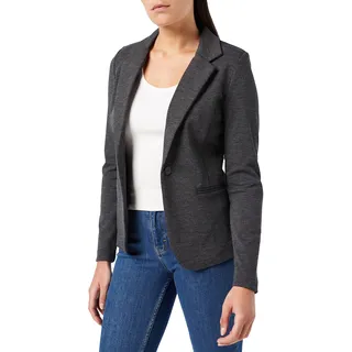 ICHI IHKATE BL Damen Blazer Kurzblazer Jacke EIN-Knopf-Blazer mit Stretch und Reverskragen - M