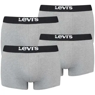 Levi's Solid Basic Trunk grau M 4er Pack
