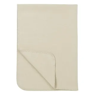 Meyco Babydecke 75x100cm gewebt Kuscheldecke Made in Germany Sand | 100 % Bio Baumwolle - Oeko Tex zertifiziert - kuschelig weich - Sommer & Winter - waschbar & trocknergeeignet