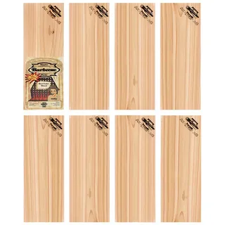 Axtschlag Grillplanken 30 x 11,1 cm Holz rot