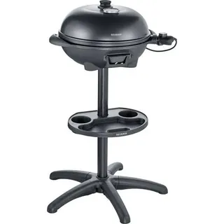 Severin PG 8541 Elektro Standgrill Kugelgrill, Thermometer im Deckel Grill-Fläche (Durchmesser)=410mm Schwarz