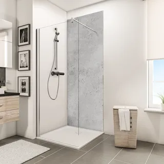 Schulte ExpressPlus DecoDesign Duschrückwand Grau