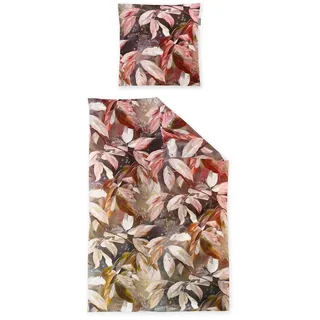 IRISETTE Zobel Blätter Braun 155 x 220 cm + 80 x 80 cm