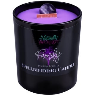 Naturally Wicked Spellbinding Familie Kerze | Duftende Kristall-Zauberkerze | Inc Einzigartige Kerze Geschenkbox