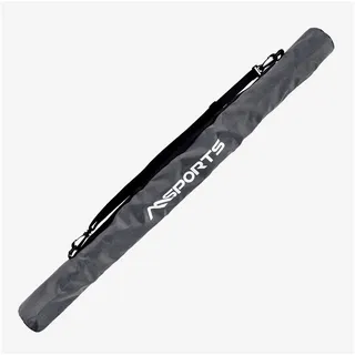 Msports Faltbare Stocktasche für Nordic Walking aus Kunststoff Schwarz