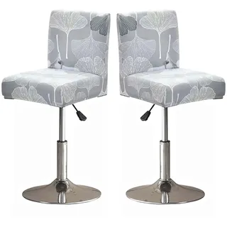 Stretch Stuhlhussen Barhocker Bezug Barstuhlbezug mit Rückenlehne 1/2/4/6 Stück Hussen für Barhocker Waschbarer Bar Stuhl-Abdeckung Passend,für Café Schemel Hohe Barhocker Stuhl Bezüge ( Color : #73 ,
