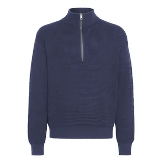 !Solid Troyer SOLID "Troyer SDRiver", Herren, Gr. M, blau (insignia blau), Obermaterial: 100% Baumwolle CO., Pullover Troyer
