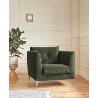 TRENDMANUFAKTUR »Chilltime, Loungesessel, Komfortsitzhöhe 46cm, Breite 85cm, bequem«, mit eleganter Kreuznaht im Rückenkissen