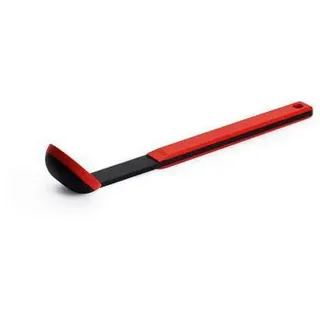 WOLL Schöpflöffel Cook-It, Rot, Schwarz, Kunststoff, 6.5x4.5x29.5 cm, lebensmittelecht, einfache Handhabung, Kochen, Küchenhelfer, Schöpfkelle