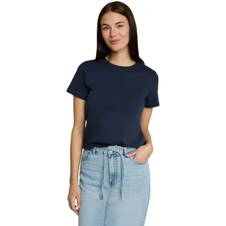 Tom Tailor T-Shirt Basic Blau L