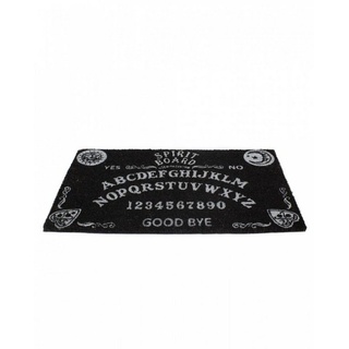 Teppich Ouija Board Fußmatte als Halloween Deko oder Gesch, Horror-Shop schwarz|weiß